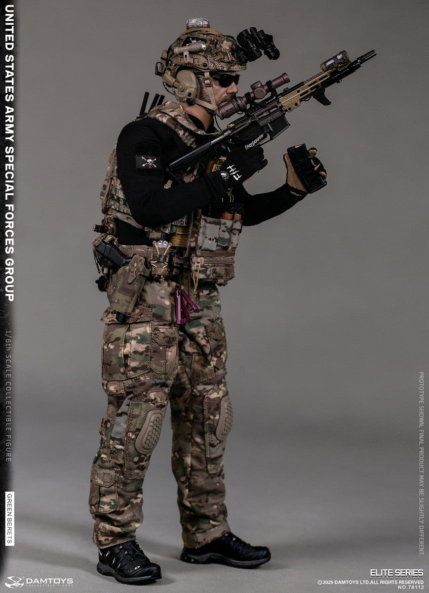 Preventa Figura Green Berets - UNITED STATES ARMY SPECIAL FORCES GROUP marca Damtoys 78112 escala 1/6