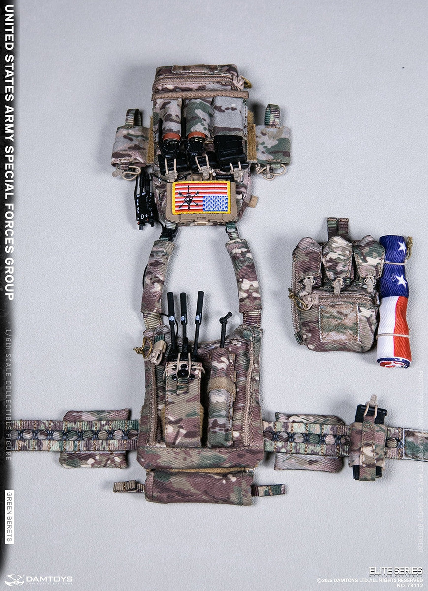 Preventa Figura Green Berets - UNITED STATES ARMY SPECIAL FORCES GROUP marca Damtoys 78112 escala 1/6