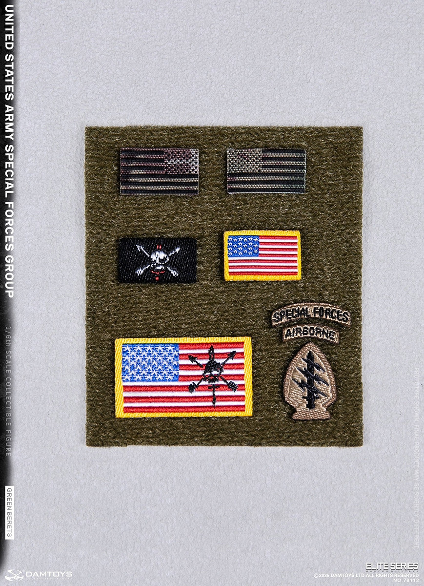 Preventa Figura Green Berets - UNITED STATES ARMY SPECIAL FORCES GROUP marca Damtoys 78112 escala 1/6