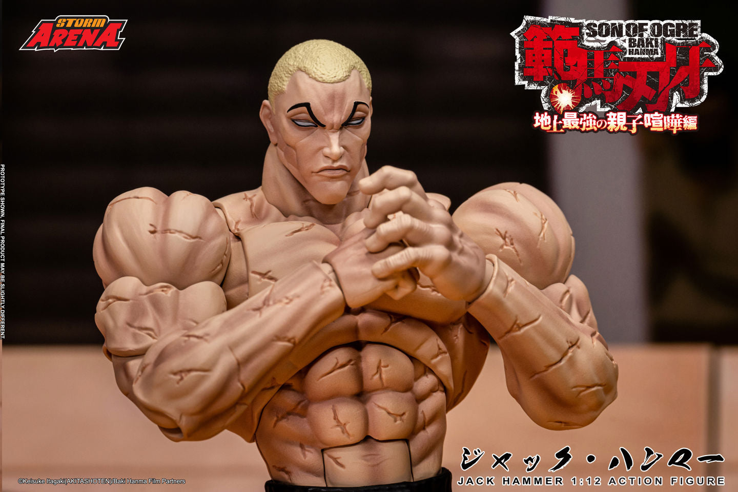 Preventa Figura Jack Hammer (Storm Arena) - Baki Hanma: Son of Ogre marca Storm Collectibles BHSA04 escala 1/12
