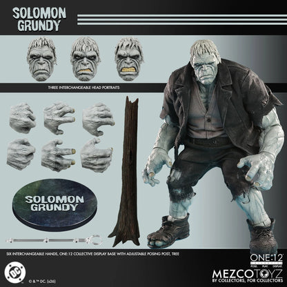 Preventa Figura Solomon Grundy - One:12 Collective marca Mezco Toyz escala 1/12
