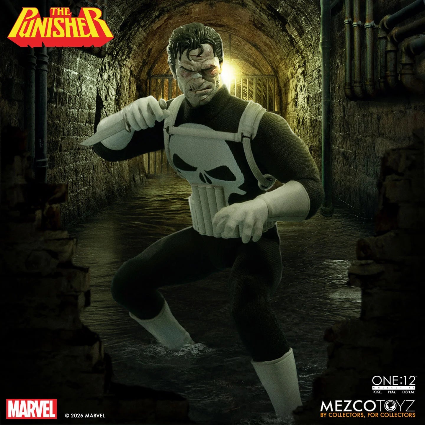 Preventa Figura The Punisher - One:12 Collective marca Mezco Toyz escala 1/12