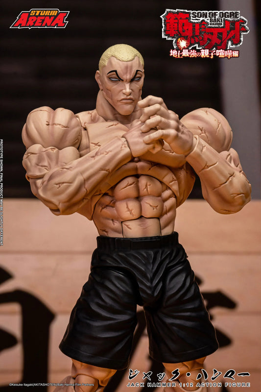 Preventa Figura Jack Hammer (Storm Arena) - Baki Hanma: Son of Ogre marca Storm Collectibles BHSA04 escala 1/12