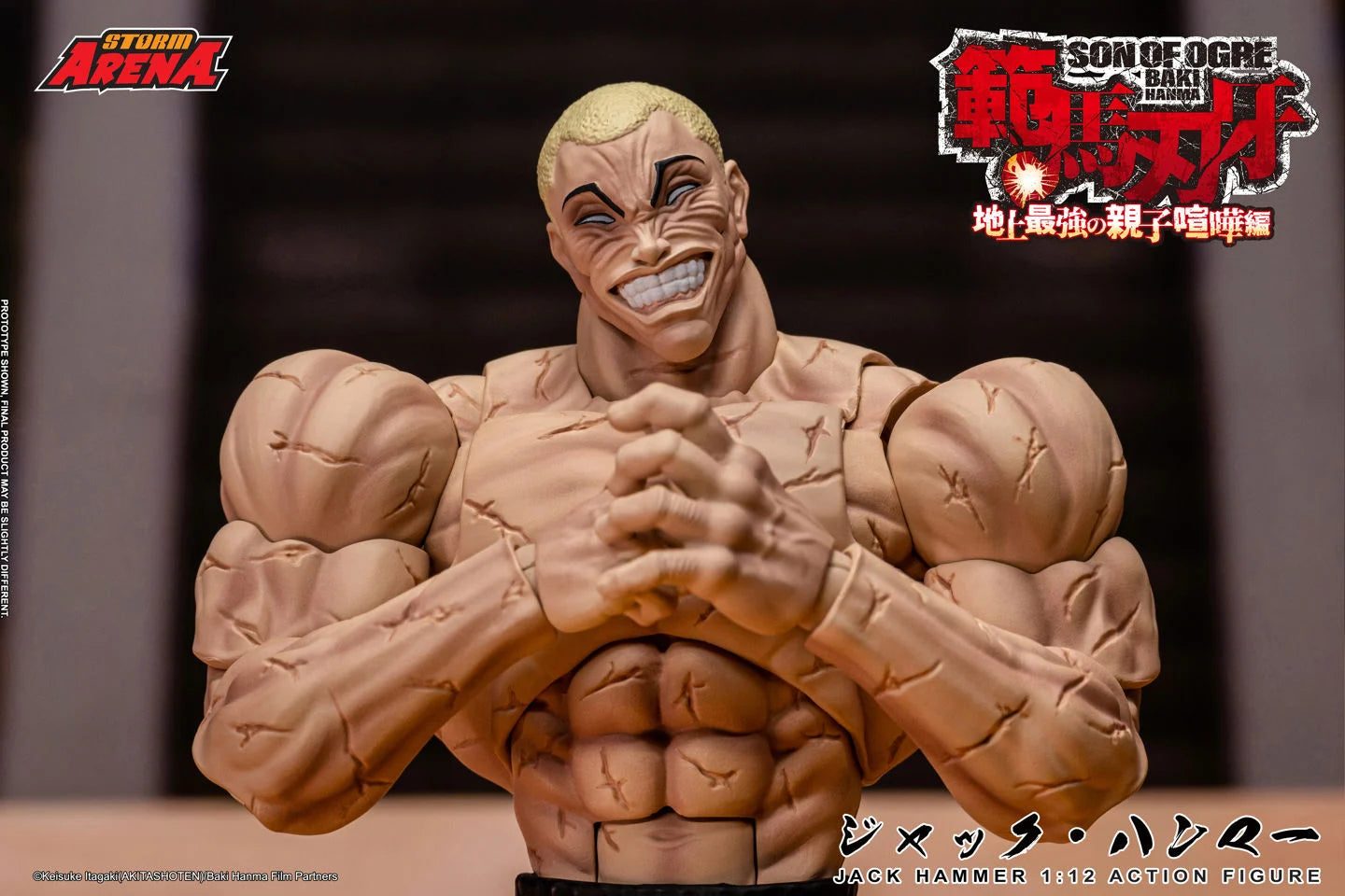 Preventa Figura Jack Hammer (Storm Arena) - Baki Hanma: Son of Ogre marca Storm Collectibles BHSA04 escala 1/12