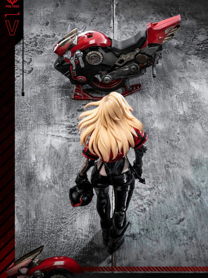 Preventa Figura y Vehículo Biker Girl (set) - Fantasy Alphabet Series V marca Fog Toys EA-03 escala 1/12