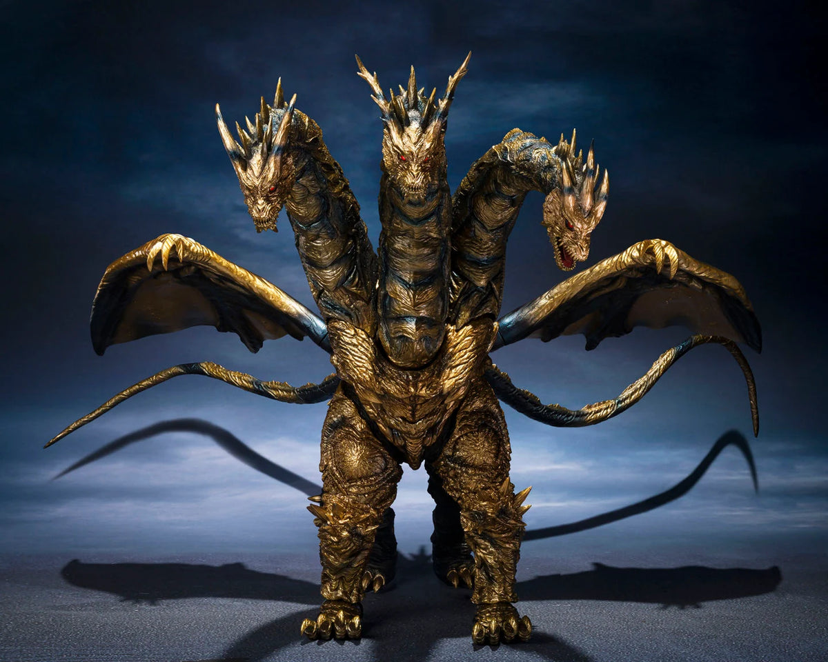Preventa Figura Keizer Ghidorah - Godzilla: Final Wars (2004) - S.H.MonsterArts marca Bandai Namco (55 cm)
