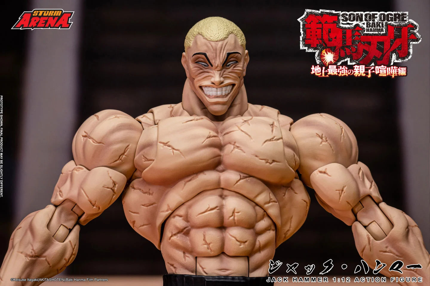 Preventa Figura Jack Hammer (Storm Arena) - Baki Hanma: Son of Ogre marca Storm Collectibles BHSA04 escala 1/12