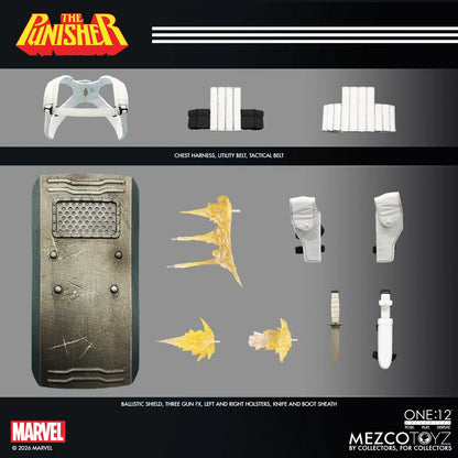 Preventa Figura The Punisher - One:12 Collective marca Mezco Toyz escala 1/12