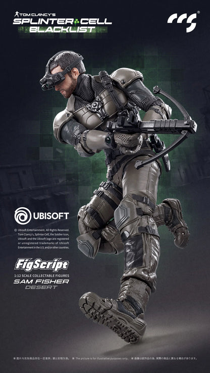 Preventa Figura Sam Fisher (Desert version) - Splinter Cell: Blacklist - FigScript marca CCSToys escala 1/12