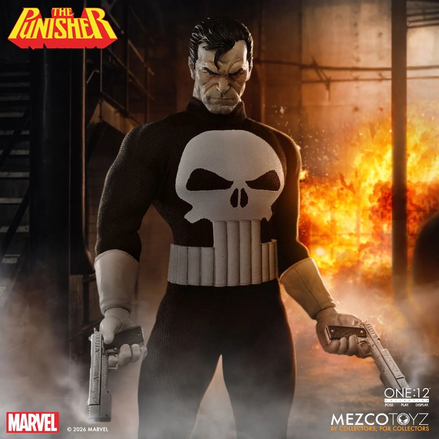Preventa Figura The Punisher - One:12 Collective marca Mezco Toyz escala 1/12
