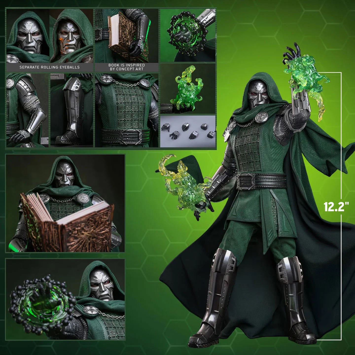 Preventa Figura DOCTOR DOOM - Avengers: Doomsday marca Hot Toys MMS906 escala 1/6