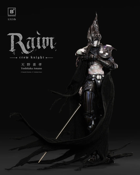 Preventa Figura Crow Knight Raim - (Diseñador Yoshitaka Amano) marca Beautiful Chemistry BC202517 escala 1/12