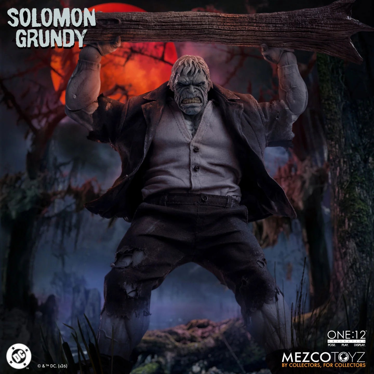 Preventa Figura Solomon Grundy - One:12 Collective marca Mezco Toyz escala 1/12
