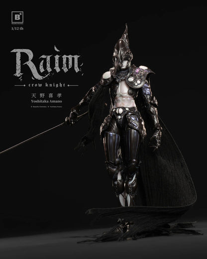 Preventa Figura Crow Knight Raim - (Diseñador Yoshitaka Amano) marca Beautiful Chemistry BC202517 escala 1/12