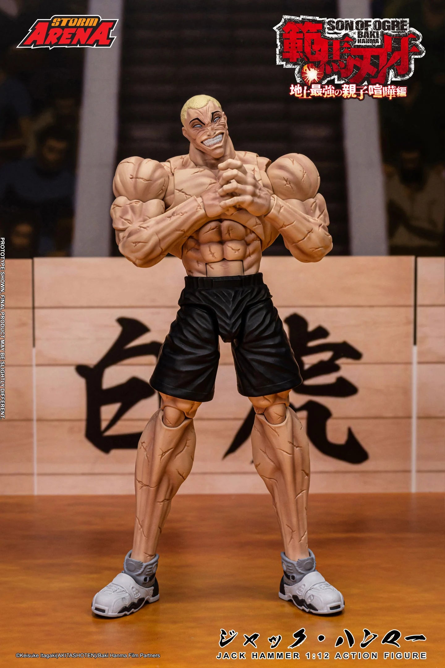 Preventa Figura Jack Hammer (Storm Arena) - Baki Hanma: Son of Ogre marca Storm Collectibles BHSA04 escala 1/12