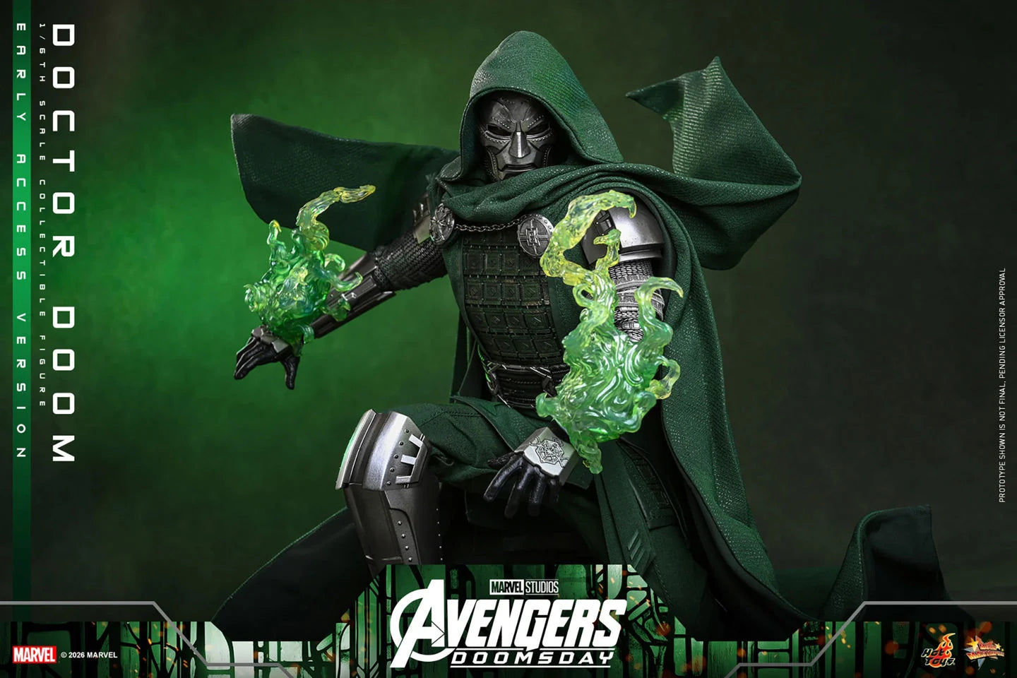 Preventa Figura DOCTOR DOOM - Avengers: Doomsday marca Hot Toys MMS906 escala 1/6