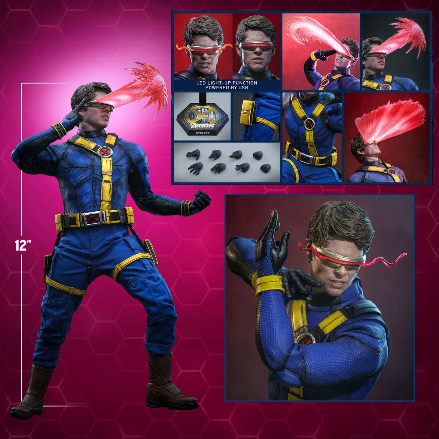 Preventa Figura CYCLOPS - Avengers: Doomsday marca Hot Toys MM908 escala 1/6