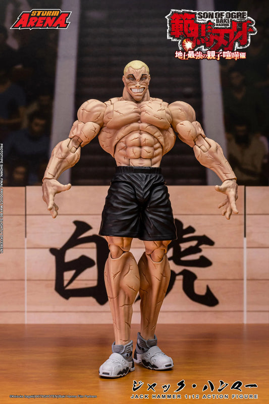 Preventa Figura Jack Hammer (Storm Arena) - Baki Hanma: Son of Ogre marca Storm Collectibles BHSA04 escala 1/12