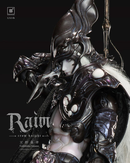 Preventa Figura Crow Knight Raim - (Diseñador Yoshitaka Amano) marca Beautiful Chemistry BC202517 escala 1/12