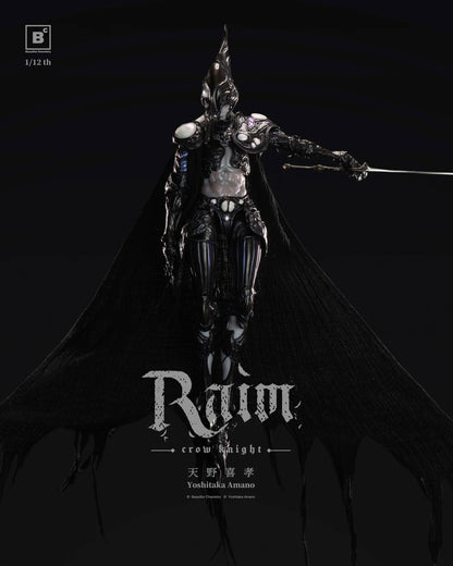 Preventa Figura Crow Knight Raim - (Diseñador Yoshitaka Amano) marca Beautiful Chemistry BC202517 escala 1/12