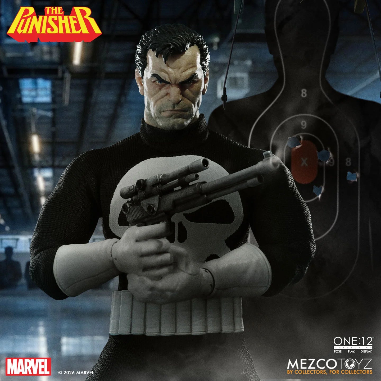 Preventa Figura The Punisher - One:12 Collective marca Mezco Toyz escala 1/12