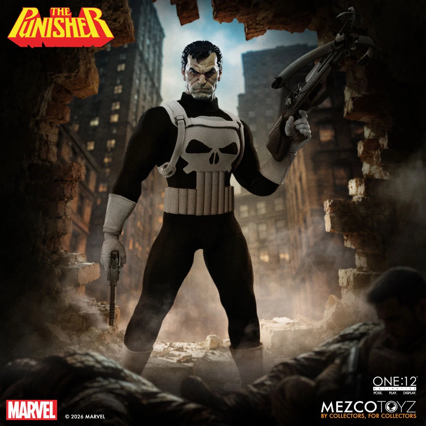 Preventa Figura The Punisher - One:12 Collective marca Mezco Toyz escala 1/12