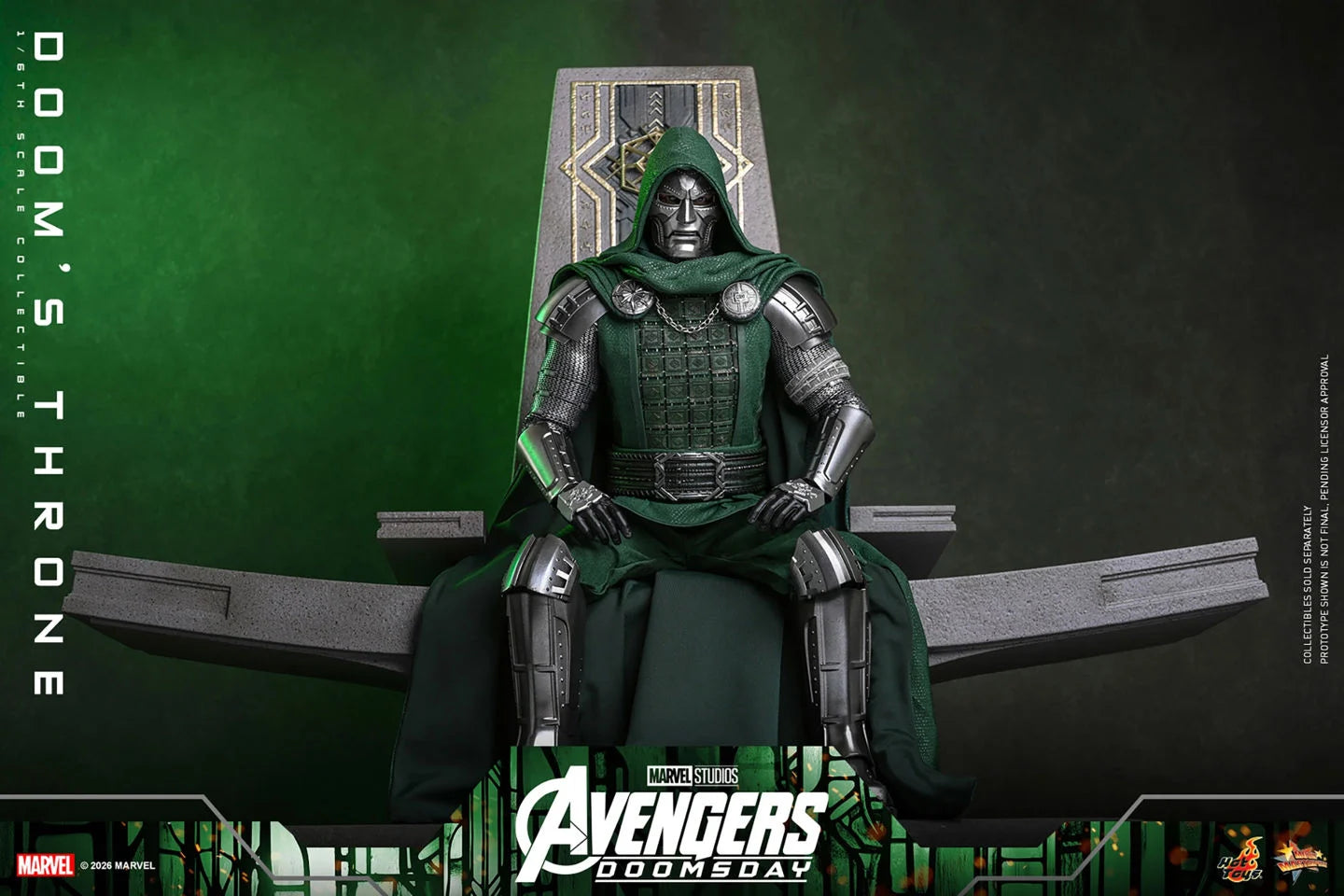 Preventa Trono de Doom / Doom's Throne - Avengers: Doomsday marca Hot Toys ACS016 escala 1/6