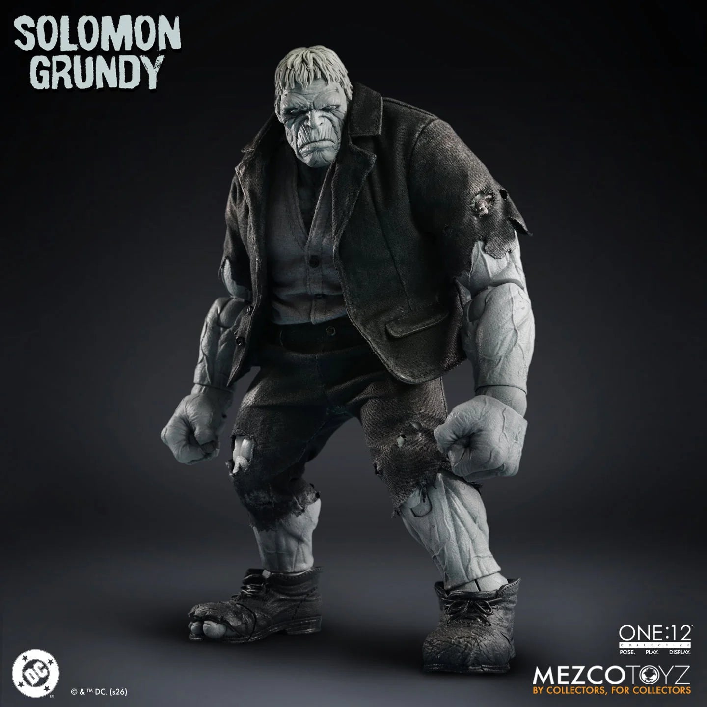 Preventa Figura Solomon Grundy - One:12 Collective marca Mezco Toyz escala 1/12