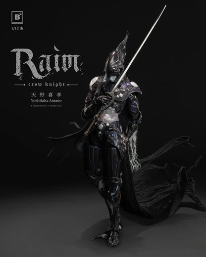 Preventa Figura Crow Knight Raim - (Diseñador Yoshitaka Amano) marca Beautiful Chemistry BC202517 escala 1/12