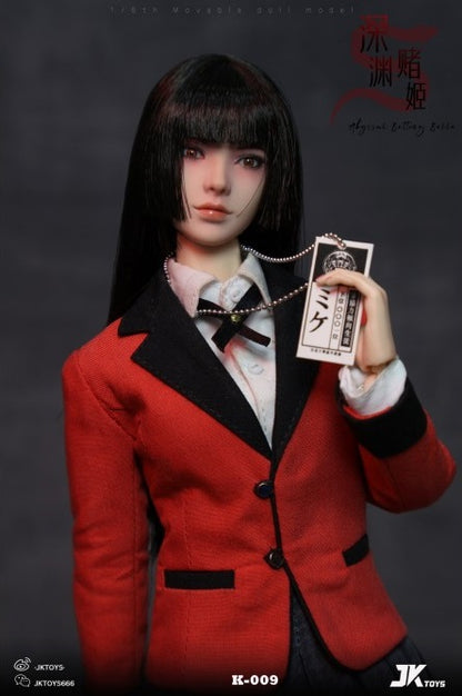 Preventa Figura Yumeko Cosplay - Abyssal Betting Belle marca JKToys K-009 escala 1/6