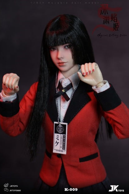 Preventa Figura Yumeko Cosplay - Abyssal Betting Belle marca JKToys K-009 escala 1/6