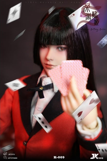 Preventa Figura Yumeko Cosplay - Abyssal Betting Belle marca JKToys K-009 escala 1/6