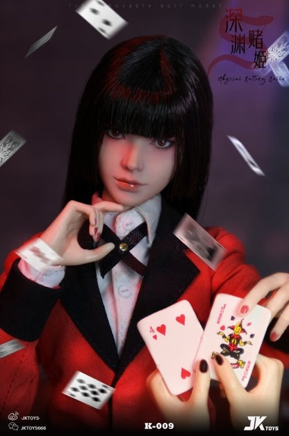 Preventa Figura Yumeko Cosplay - Abyssal Betting Belle marca JKToys K-009 escala 1/6