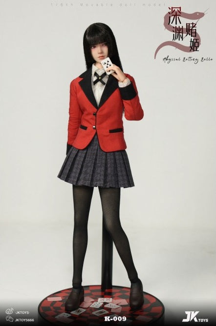Preventa Figura Yumeko Cosplay - Abyssal Betting Belle marca JKToys K-009 escala 1/6