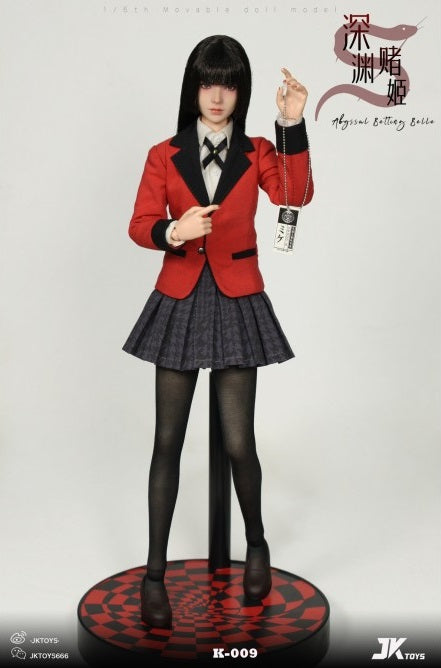Preventa Figura Yumeko Cosplay - Abyssal Betting Belle marca JKToys K-009 escala 1/6