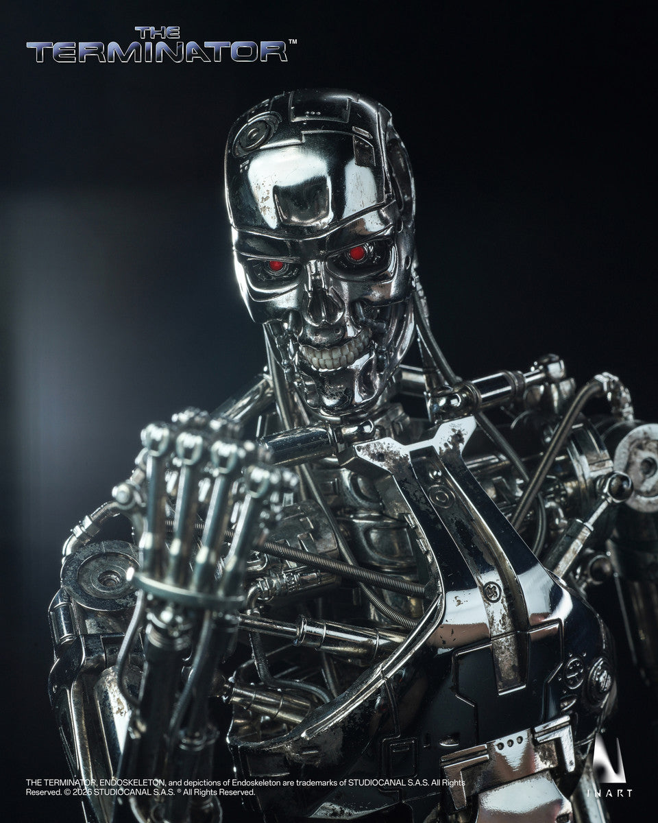 Preventa Figura T-800 Endoskeleton - The Terminator marca INART A036 Queen Studio escala 1/6