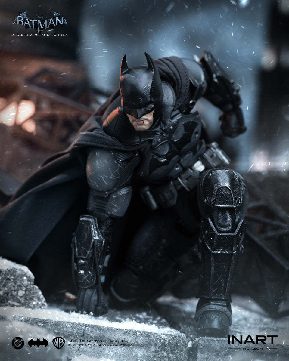 Preventa Figura BATMAN (Battle Damaged version) - Batman Arkham Origins marca INART G0007 escala 1/12