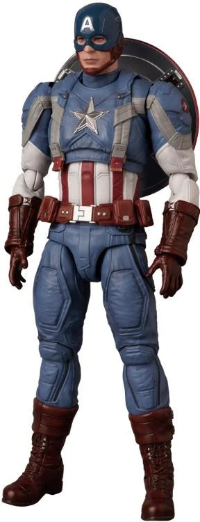 Preventa Figura Capitán América (Classic Suit) - Captain America: The Winter Soldier - MAFEX marca Medicom Toy No.220 escala pequeña 1/12
