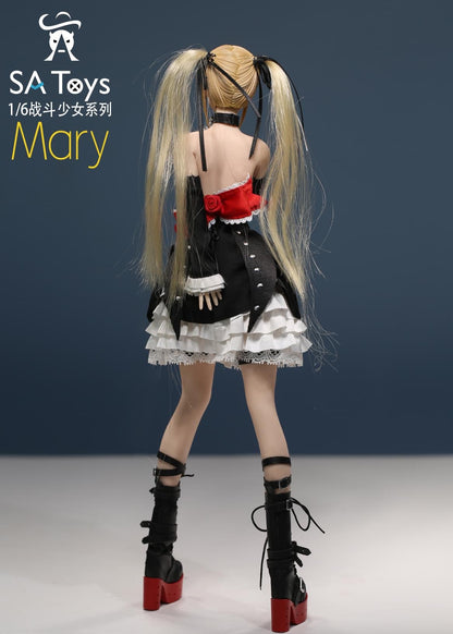 Preventa Figura Combat Girl Mary marca SA Toys M001 escala 1/6