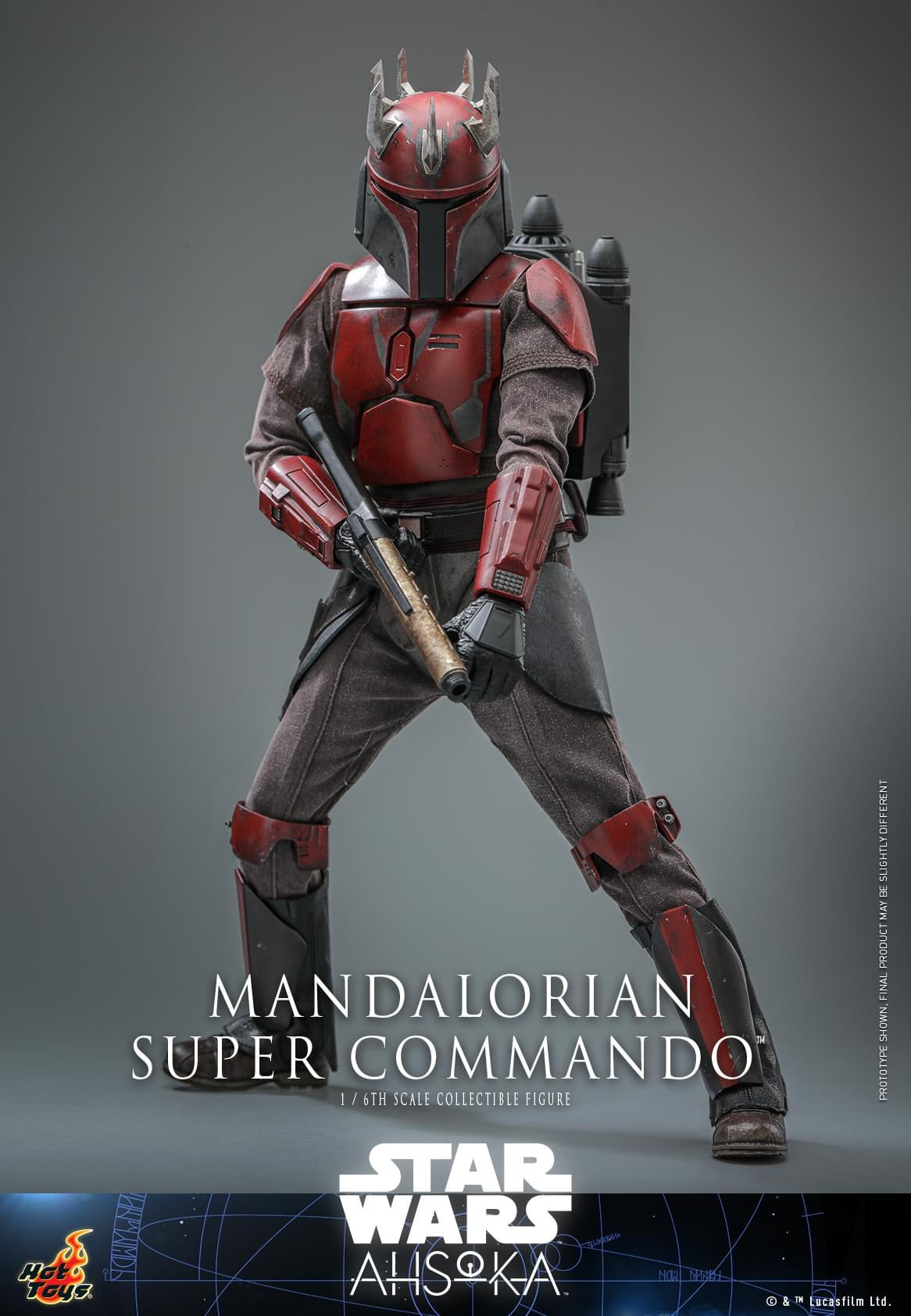 Preventa Figura Mandalorian Super Commando™ - Star Wars: Ahsoka ™ marca Hot Toys TMS127 escala 1/6