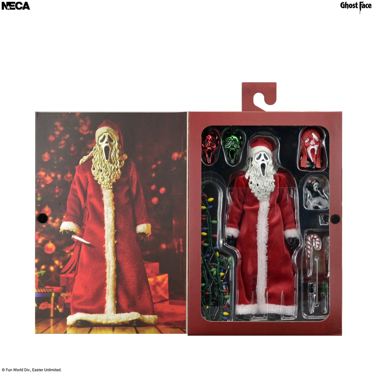 Preventa Figura Ultimate Ghost Face (Santa's Slay) - Ghost Face - marca Neca (7 pulg.)