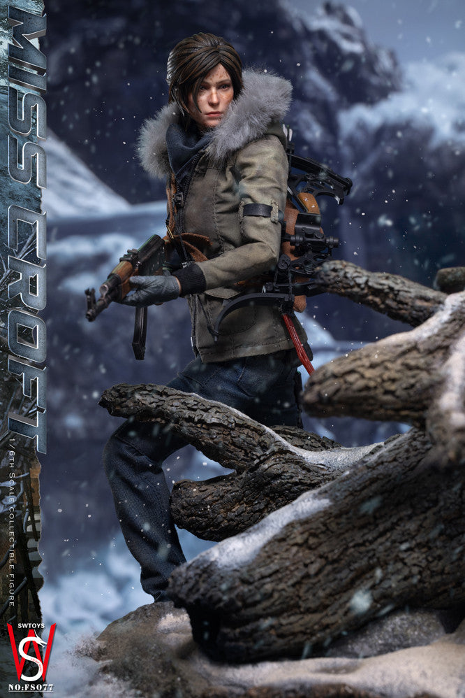 Preventa Figura Miss Croft (Battle Damaged Version) marca Swtoys FS077B escala 1/6