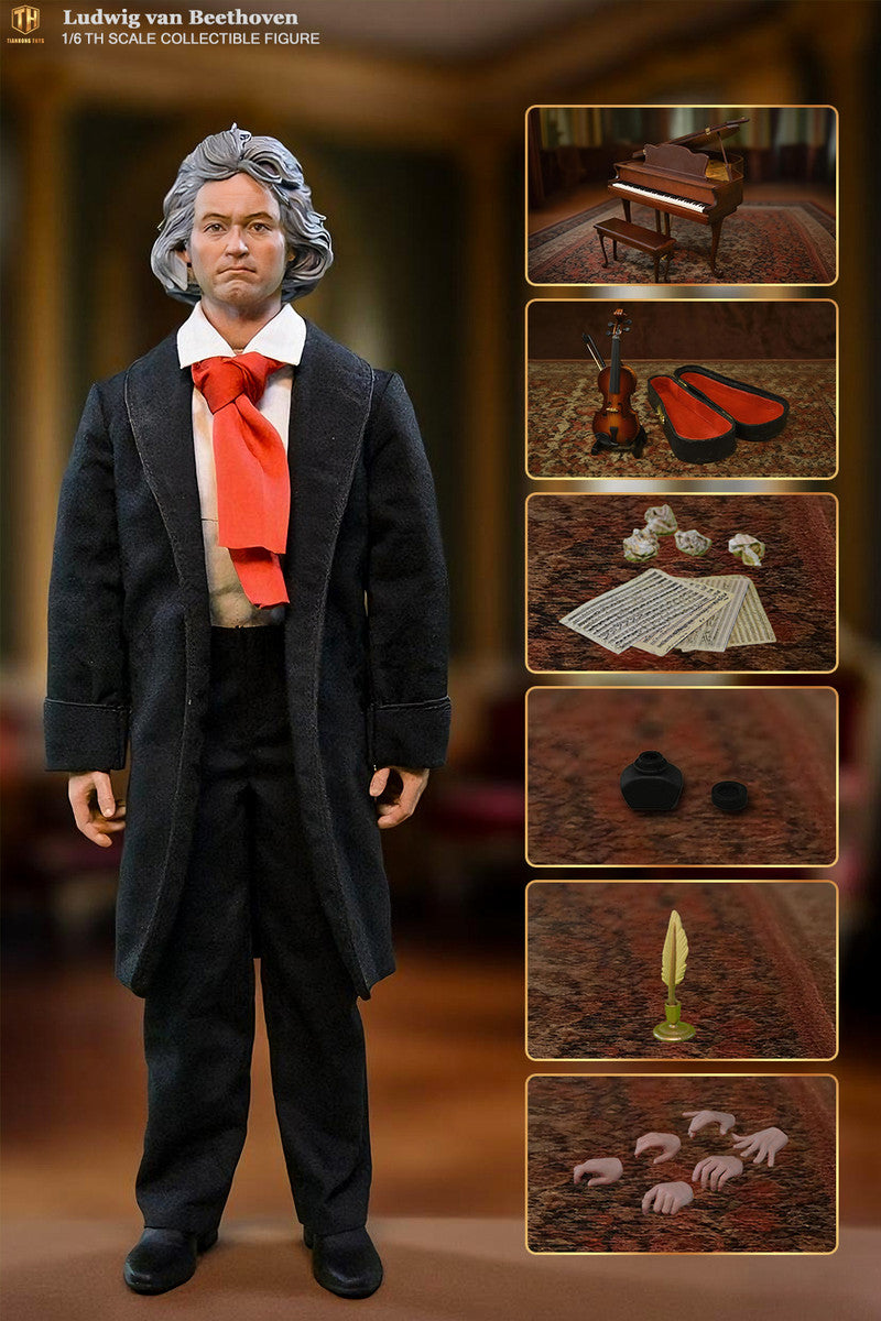 Preventa Figura Ludwig Van Beethoven marca THTOYS THA004 escala 1/6