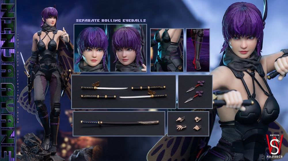 Preventa Figura NINJA AYANE marca Swtoys FS078 escala 1/6