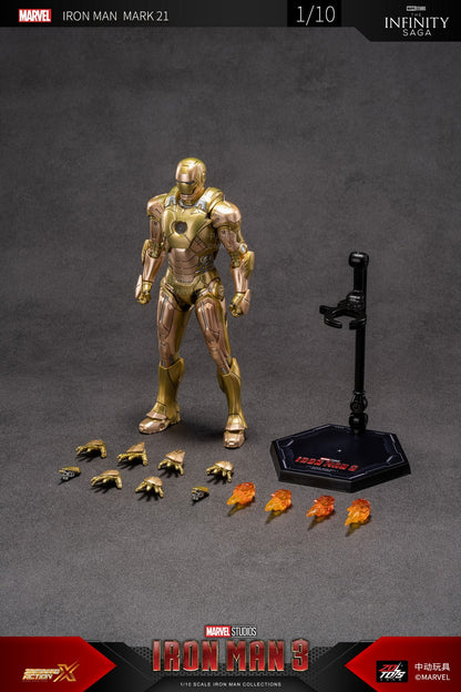 Pedido Figura Iron Man 3 Mark 21 marca ZD Toys escala 1/10 (18 cm)