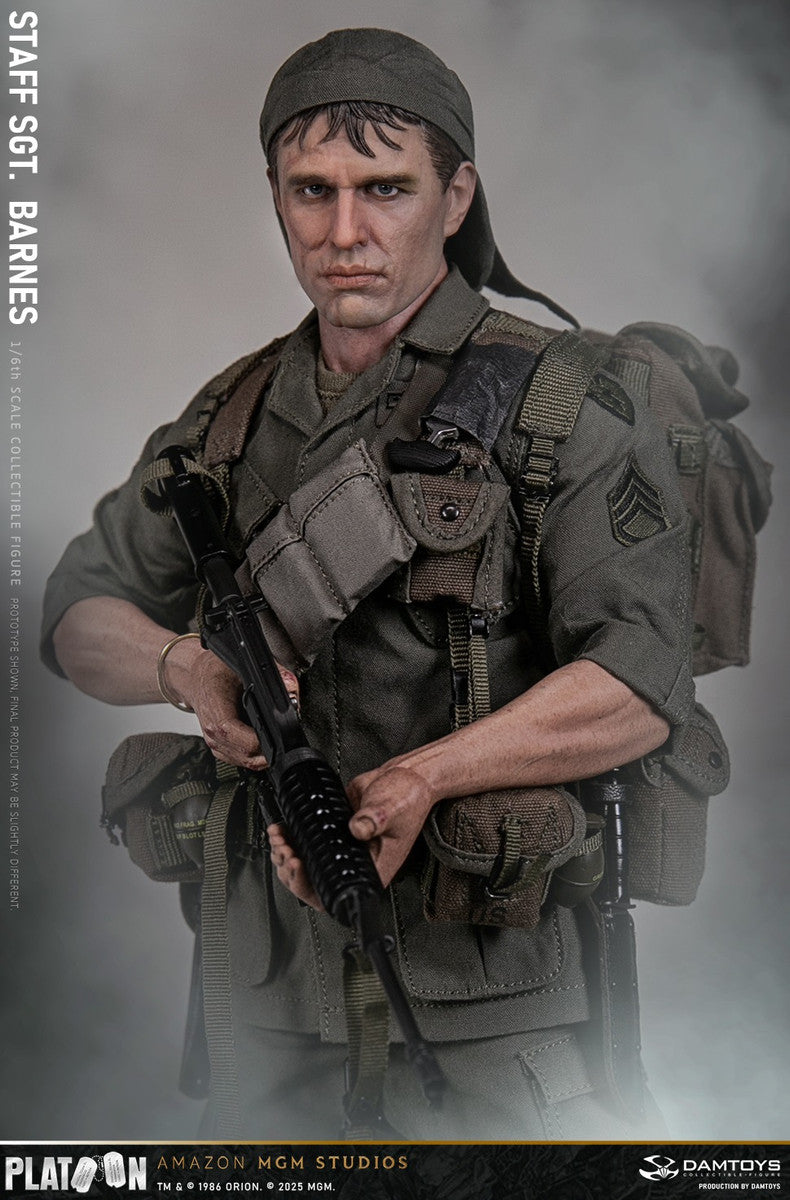 Preventa Figura Staff Sergeant Barnes - PLATOON (1986) marca Damtoys DMS045 escala 1/6