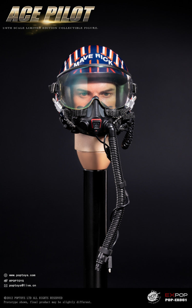Preventa Figura Ace Pilot (Flight Suit Edition) marca Poptoys EX061 escala 1/6