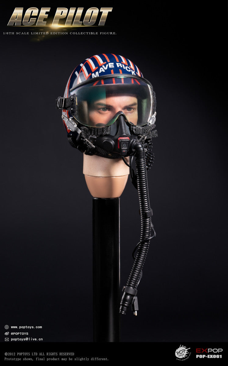 Preventa Figura Ace Pilot (Flight Suit Edition) marca Poptoys EX061 escala 1/6