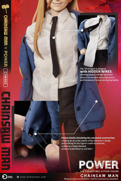 Preventa Figura POWER - Chainsaw Man marca Asmus Toys CSM002 escala 1/6