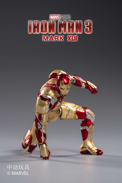 Pedido Figura Iron Man 3 Mark XLII 42 (versión LED) marca ZD Toys escala pequeña 1/10 (18 cm)